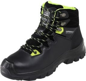 LUPRIFLEX Schnürstiefel Hunter Low 2 in 1 Sicherheitsschuhe aus Rind-Glattleder, Farbe: Schwarz, Größe: 41 - Bild 1