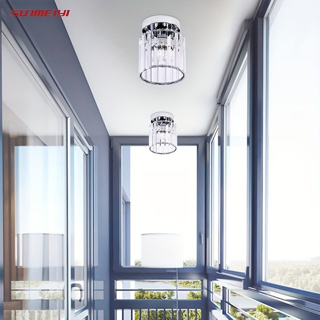 Sunmeiyi Moderne Deckenleuchte in Silber für Wohnzimmer, Küche, Esszimmer und Flur - Bild 1