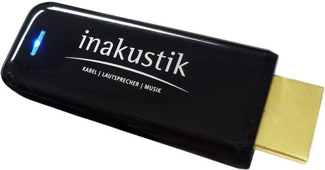 In-Akustik HDMI USB Wi-Fi Adapter Schwarz für Smartphone zu TV Verbindung - Bild 1