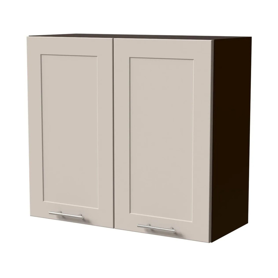 Feldmann-Wohnen Hängeschrank Oslo in Lava und Kaschmir Matt, B/T/H: 80 x 32,5 x 72 cm - Bild 2