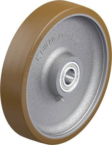 Blickle Schwerlast-Rad 362/40K in Silber und Braun mit einem Durchmesser von 360 mm und einer Tragfähigkeit von 3000 kg - Bild 1