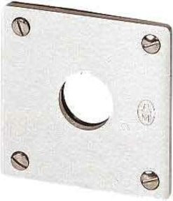 Eaton Einbautableau für NOT-AUS-Taster M22-E1 in Grau und Silber mit IP65 Schutzart und Aluminiumgehäuse - Bild 1