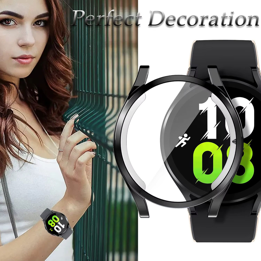 SAMUTAX Schutzhülle für Samsung Galaxy Watch, Silikon, Pink - Bild 5