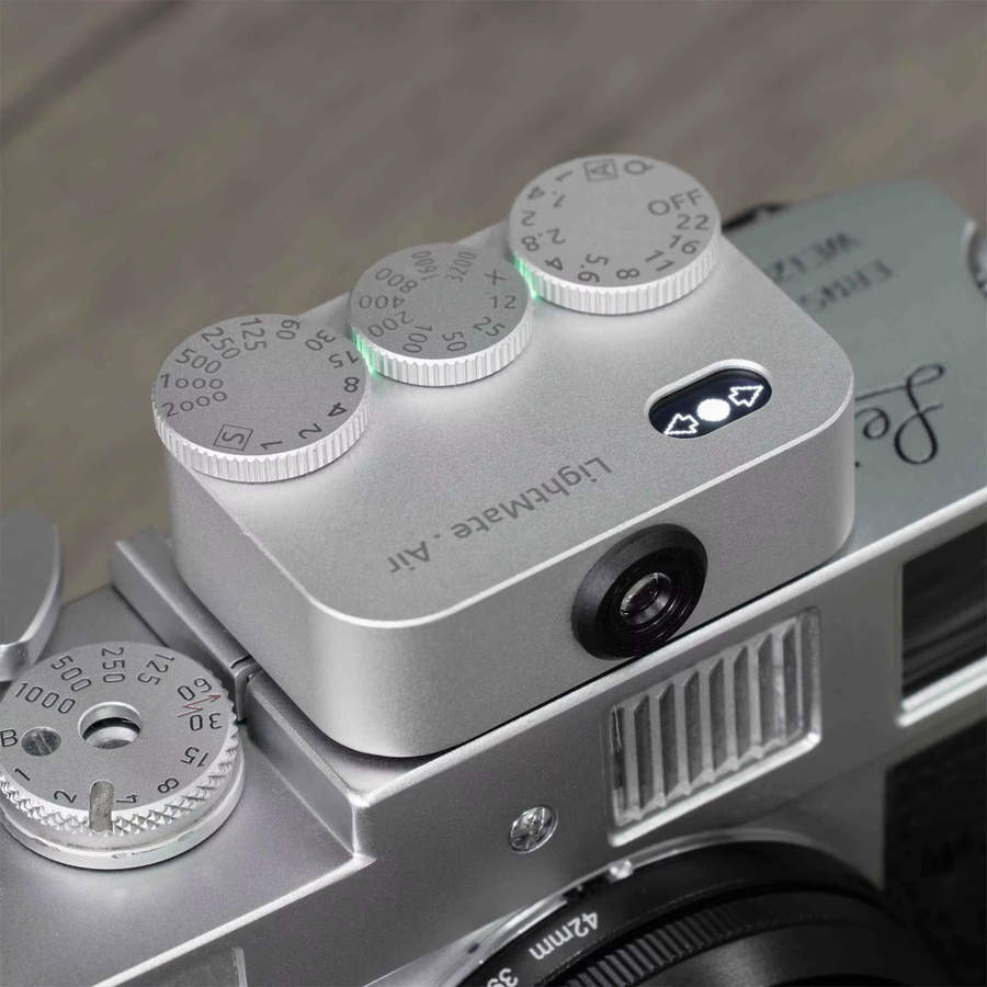 LightMate AirPro 35° Weitwinkel-Reflexions-Lichtmesser mit 3 Reglern für Filmkameras in Schwarz und Silber - Bild 4
