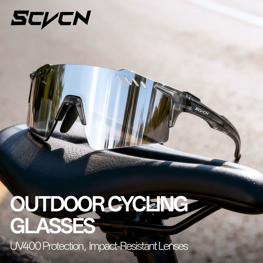 SCVCN Sportsonnenbrille, Photochrome, Unisex, Kunststoff - Bild 4