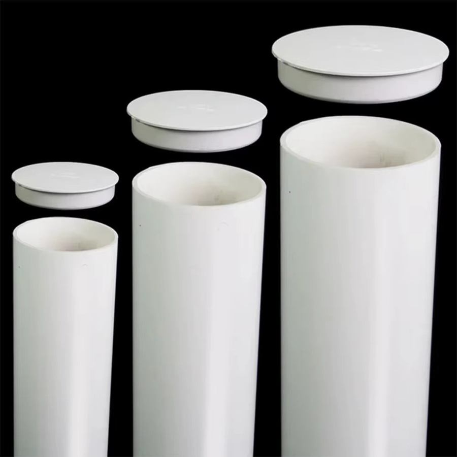 LeeandHan PVC-Schutzkappe für Abwasserrohre und Schläuche, Innenstopfkappe, Farbe: Weiß - Bild 3