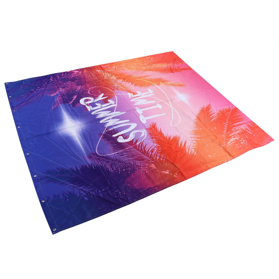 Wasserdichter Duschvorhang von OutsideWorld aus Polyester mit floralem Pflanzenmuster in Multicolour inklusive Haken - Bild 2