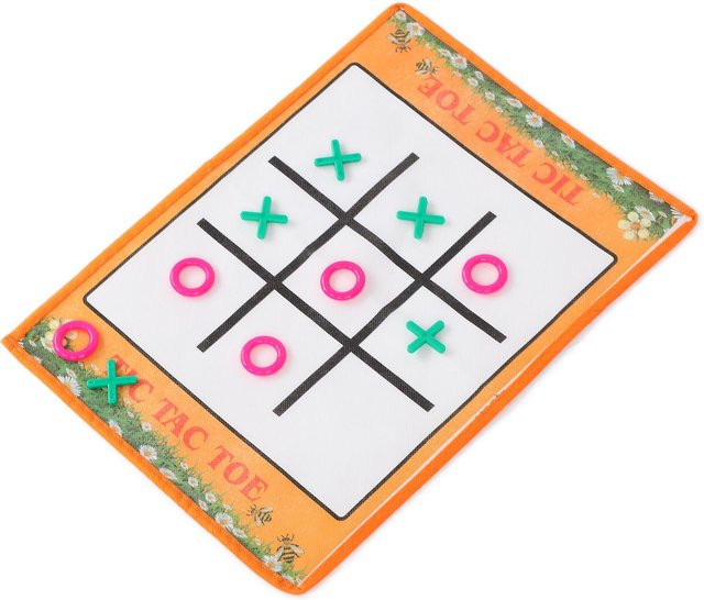 Igeteck Tic-Tac-Toe-Spiel aus Vliesstoff, bunt / mehrfarbig - Bild 1
