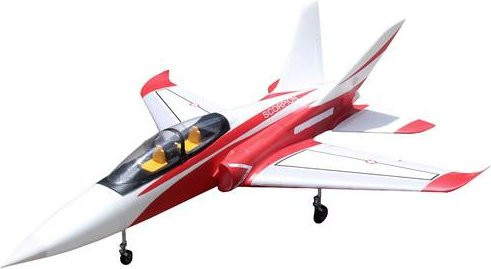 Amewi AMXFlight Super Scorpion RC Jetmodell PNP aus EPO-Schaumstoff in Weiß und Rot mit 1260mm Spannweite - Bild 1