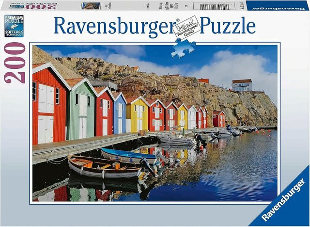 Ravensburger Colorful Scandinavian Houses, Puzzle, 200 Teile, ab 14 Jahren - Bild 1