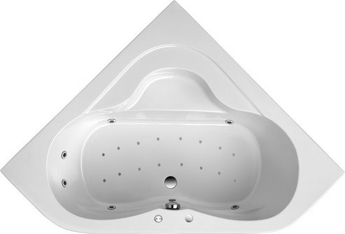 OTTOFOND Whirlpool Lucia in Weiß, B/H/T: 140 x 40,5 x 140 cm - Bild 1