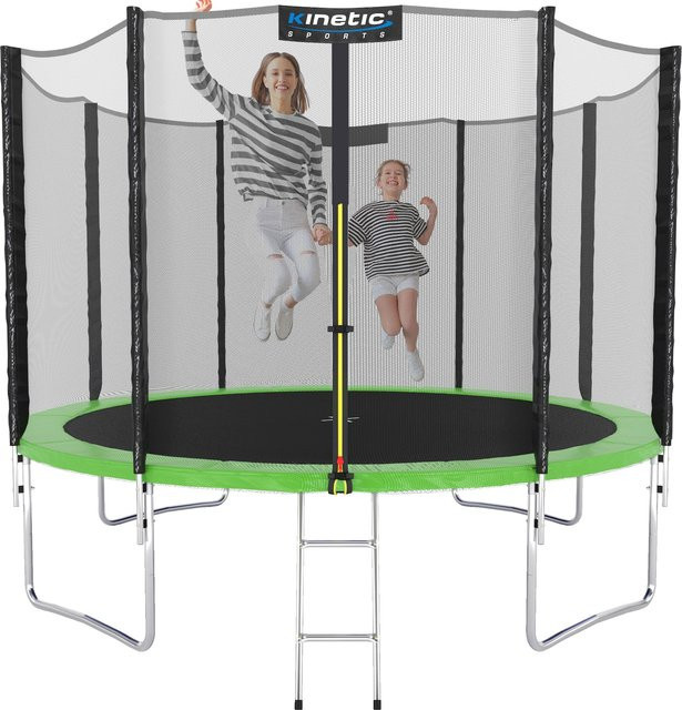 KINETIC SPORTS SALTO Trampolin Outdoor Grün Ø 250 cm - Bild 1