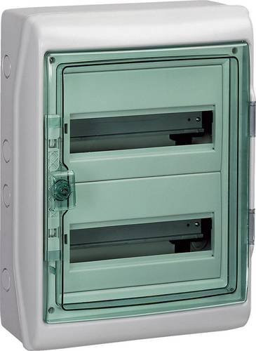 Schneider Electric Kleinverteiler 13433 für Oberflächenmontage, 24 Teilungen, 2 Reihen, Weiß - Bild 1