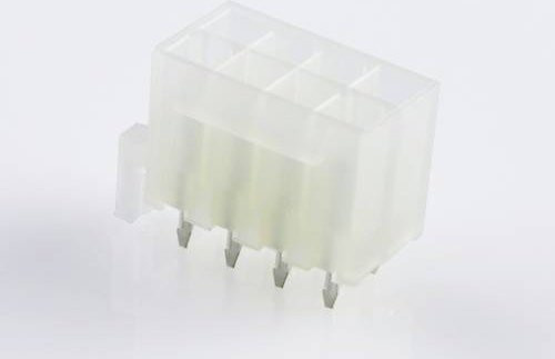 Molex Stiftgehäuse-Platine 442060005 in Weiß aus Kunststoff - Bild 1