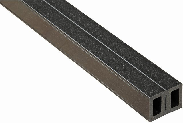 Kovalex WPC Universalunterkonstruktion Schwarz B/H/L: 5,5 x 4,0 x 300 cm - Bild 1