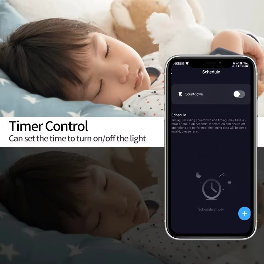 Tuya Smart Bluetooth LED-Glühbirne E27 mit 15W RGBCW, dimmbar und mit Musik-Synchronisation für deine Raumdekoration in Multicolor - Bild 5