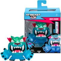 MrBeast Lab Vinyl-Figur Hyper Panther von Moose Toys in Blau und Pink - Bild 1