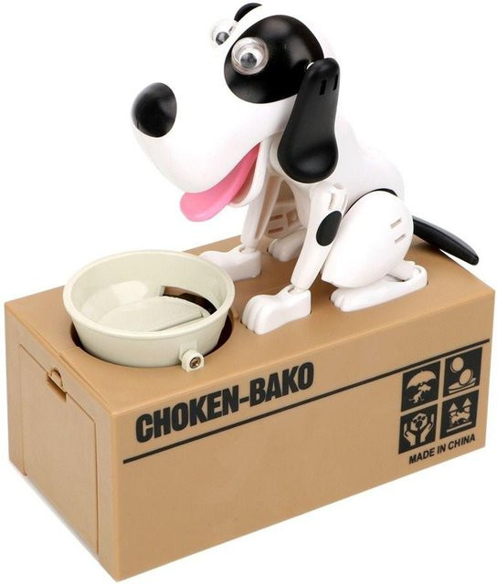 Risenprec Elektronisches Sparschwein Hund, Plastik, Kinderspielzeug - Bild 1