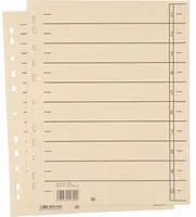 Soennecken Trennblatt oeco A4 in Schwarz und Beige, 100 Stück - Bild 1