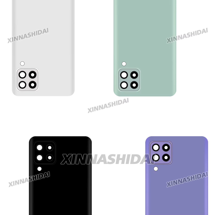 Samsung Galaxy A22 4G Ersatzgehäuse inklusive Batterieabdeckung und Mittelrahmen in Schwarz - Bild 2