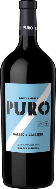 Dieter Meier & Family Wines Puro Malbec Cabernet Sauvignon Rotwein, Mendoza, 2023, trocken, 1,5 l - Bild 1