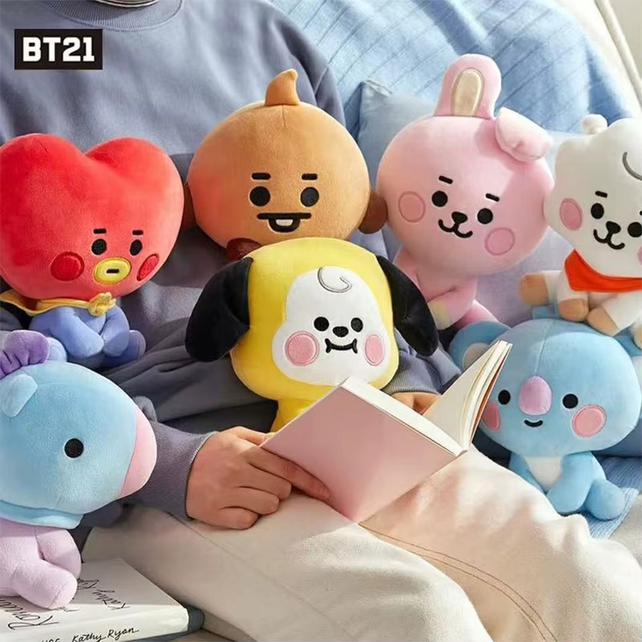 BT21 Plüschtiere Kawaii Mini-Schlüsselanhänger, Puppe, Bunt / Mehrfarbig - Bild 2