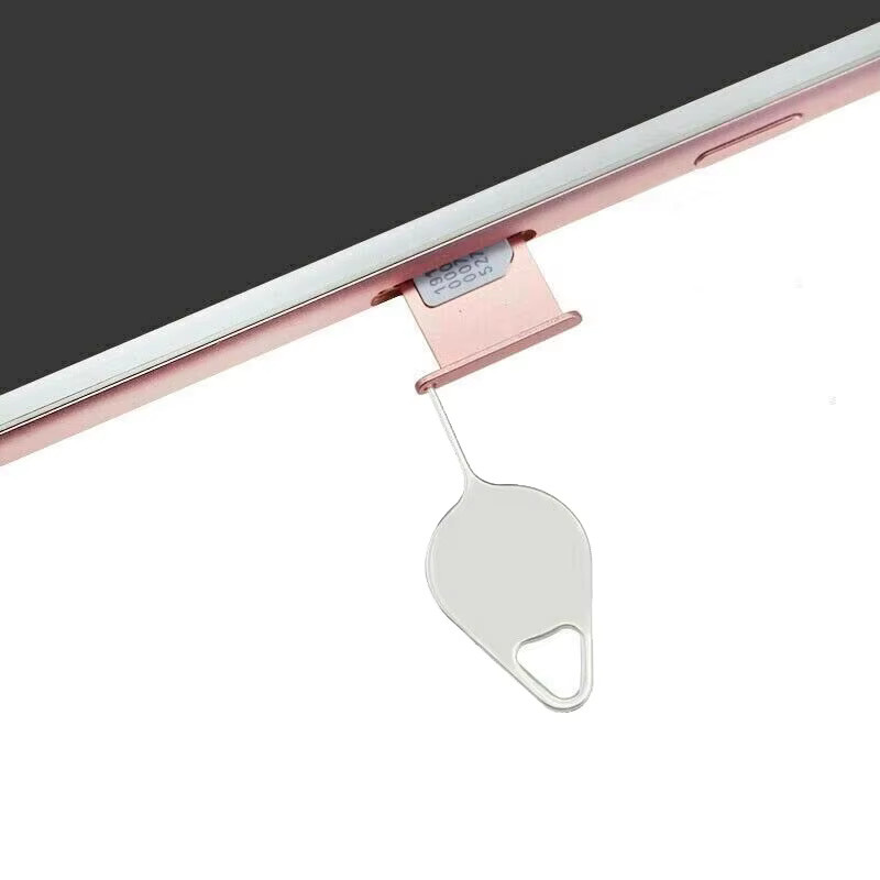 100 Stück SIM-Karten-Auswurfnadel aus Edelstahl in Silber zum Öffnen des SIM-Karten-Trays - Bild 5