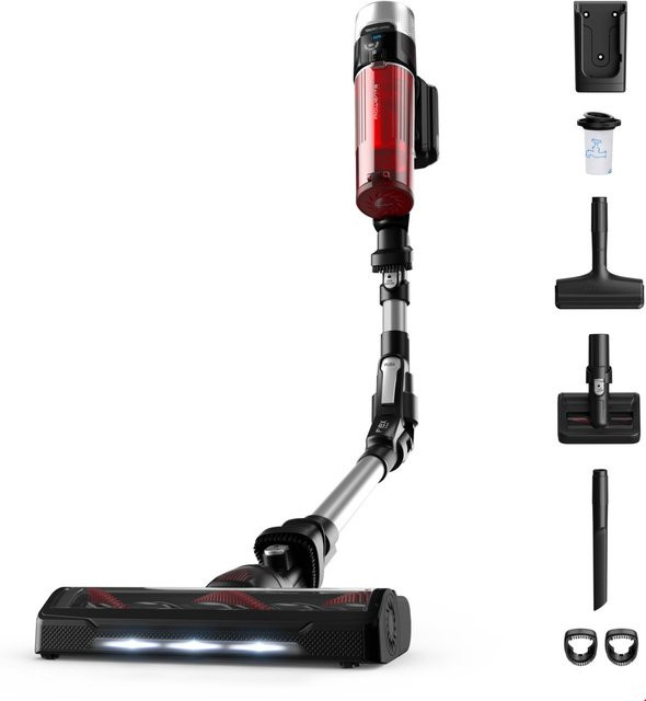 Rowenta XForce Flex 9.60 Animal Akku-Stielstaubsauger rot/schwarz - Bild 1