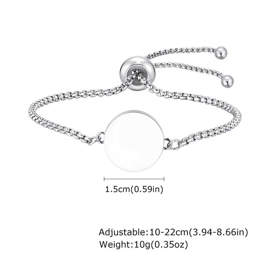 prjewel Armreif Edelstahl, Silber, Unisex - Bild 3