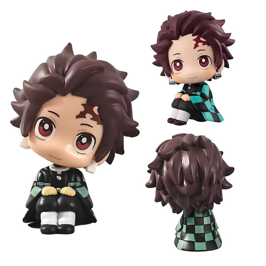 Fashnics Demon Slayer Kamado Tanjirou Kamado Nezuko Action-Charakter-Modell Puppe - Bild 2