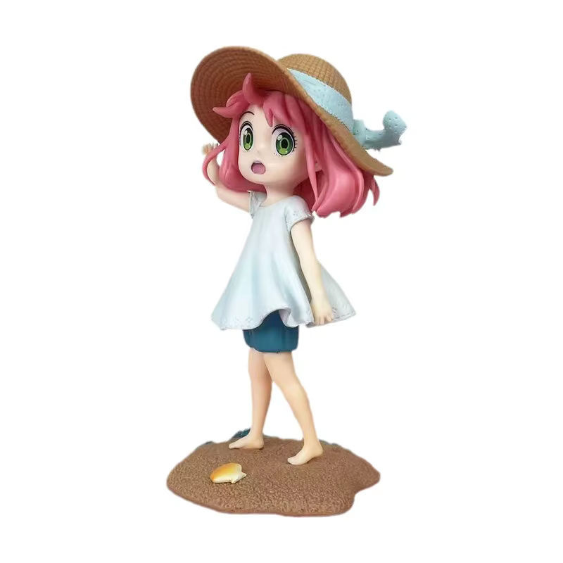 Bandai Spy X Family Anya Sommer Strand Actionfigur Anime Dekoration aus Kunststoff, mehrfarbig - Bild 5