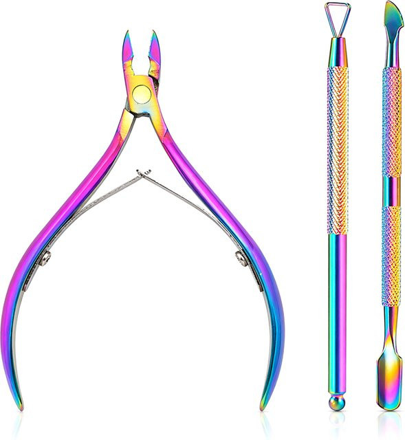 LGRAMER Maniküre-Pediküre-Set, Edelstahl, Unisex, für Hände und Füße - Bild 1