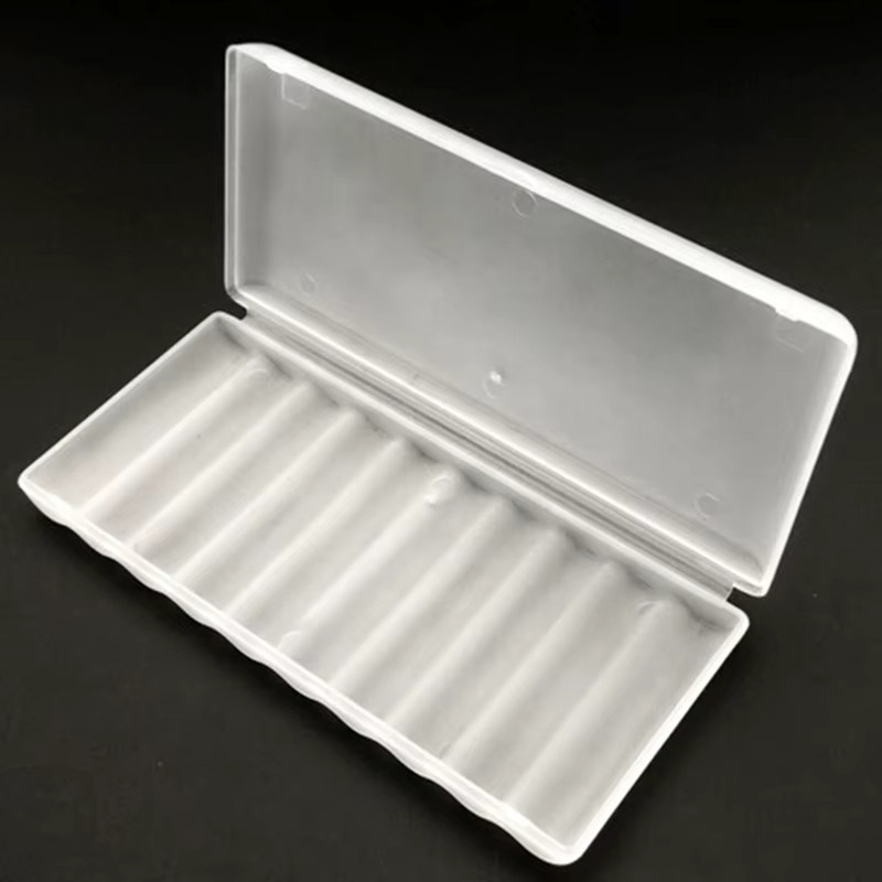 Tragbare Batterie-Organizer Box aus Kunststoff für 10 Stück AAA, AA oder 18650 Batterien in Transparent - Bild 4