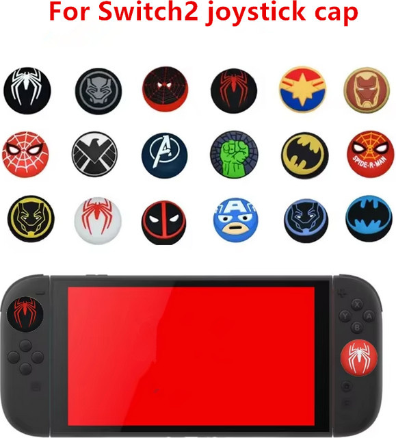 Rutschfeste Silikon-Analog-Controller-Schutzhüllen für Nintendo Switch 2 mit Daumengriffen und Joystick-Kappen - Bild 1