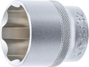 BGS Steckschlüssel-Einsatz Super Lock mit 1/2 Zoll Antrieb und 32 mm Schlüsselweite in Silber - Bild 1