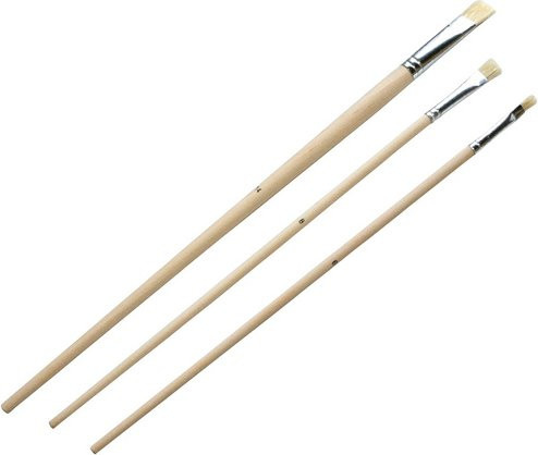 RENOVO Ölmalpinselset aus Kunstfaser in Beige mit 1,4 cm Breite - Bild 1