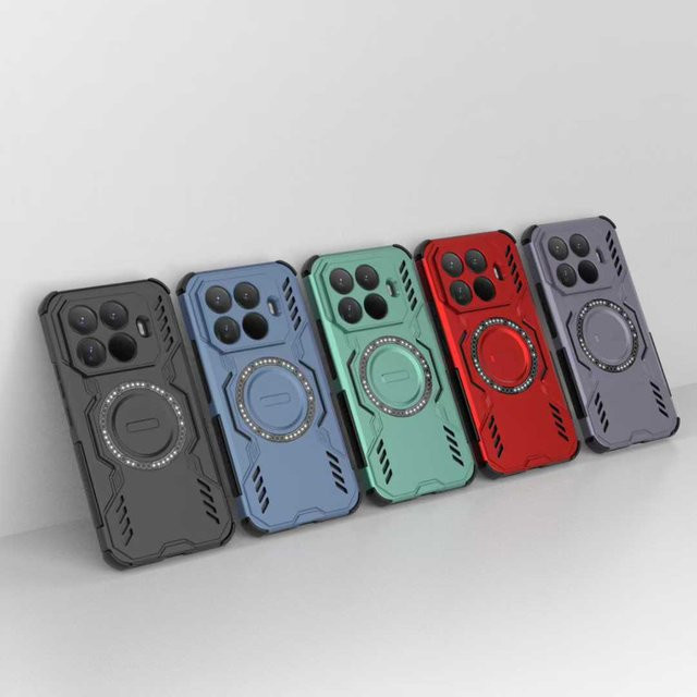 Magnetische kabellose Lade-Telefonhülle für Xiaomi 15T Pro, 17 Pro Max, Redmi Note 15 Pro Plus, 15 und 15C in Schwarz - Bild 1