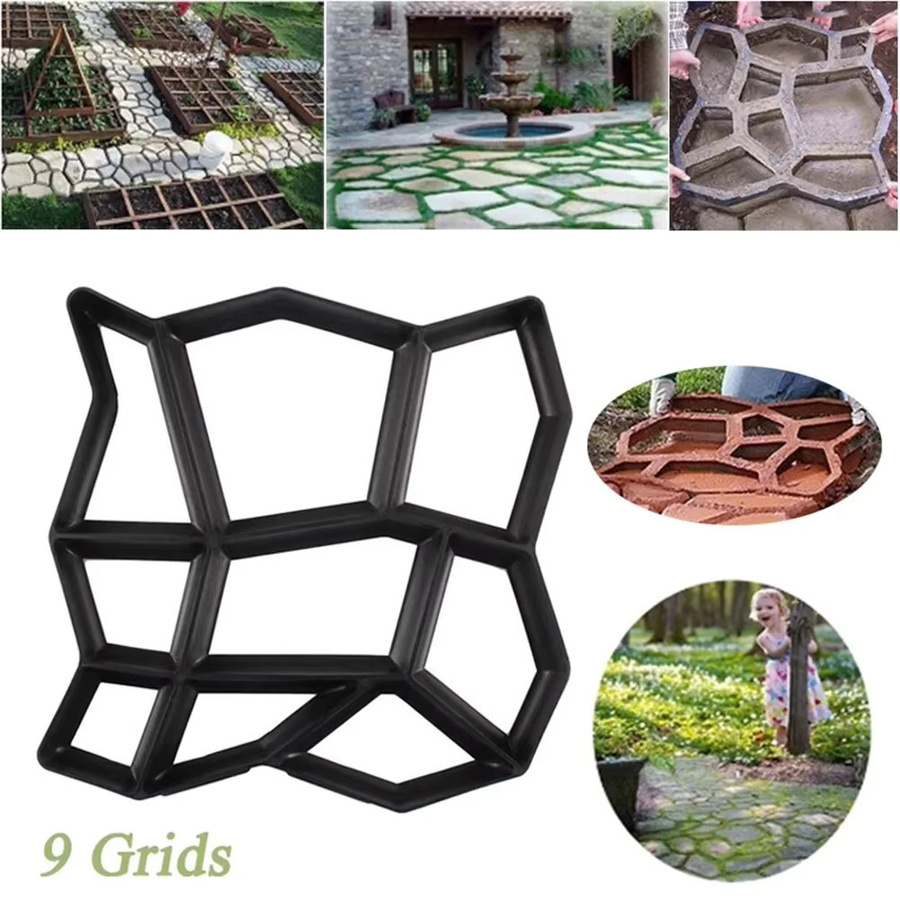 Pathmate DIY Pflasterform für den Hausgarten zur manuellen Herstellung von Beton-Trittsteinen und Pflasterwegen - Bild 4