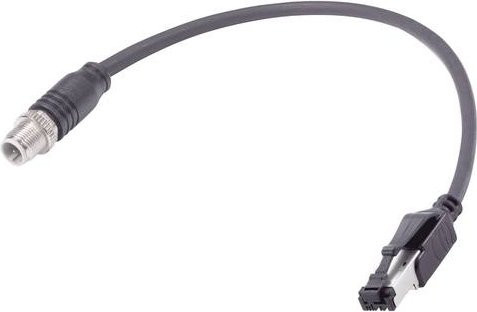 HARTING Sensor-Aktor-Steckverbinder konfektioniert Schwarz 1 m - Bild 1