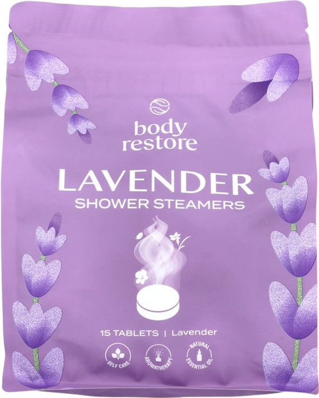 Body Restore Dusch-Steamer Lavendel mit 15 Tabletten in Lila - Bild 1
