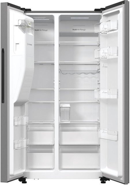 Samsung Kühl-Gefrier-Kombination RS566N4IEX in Silver mit No Frost und Bottom Freezer - Bild 1