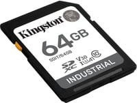 Kingston Industrial SDXC Speicherkarte 64 GB V30 in Schwarz - Bild 1