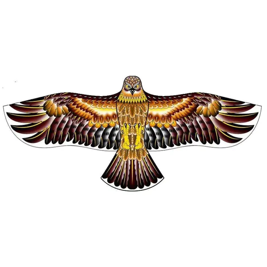 Anti Bird Flying Hawk Kite Adlerdrachen als Vogelscheuche und Lockvogel zur Schädlingsbekämpfung in Grün und Multicolour - Bild 4