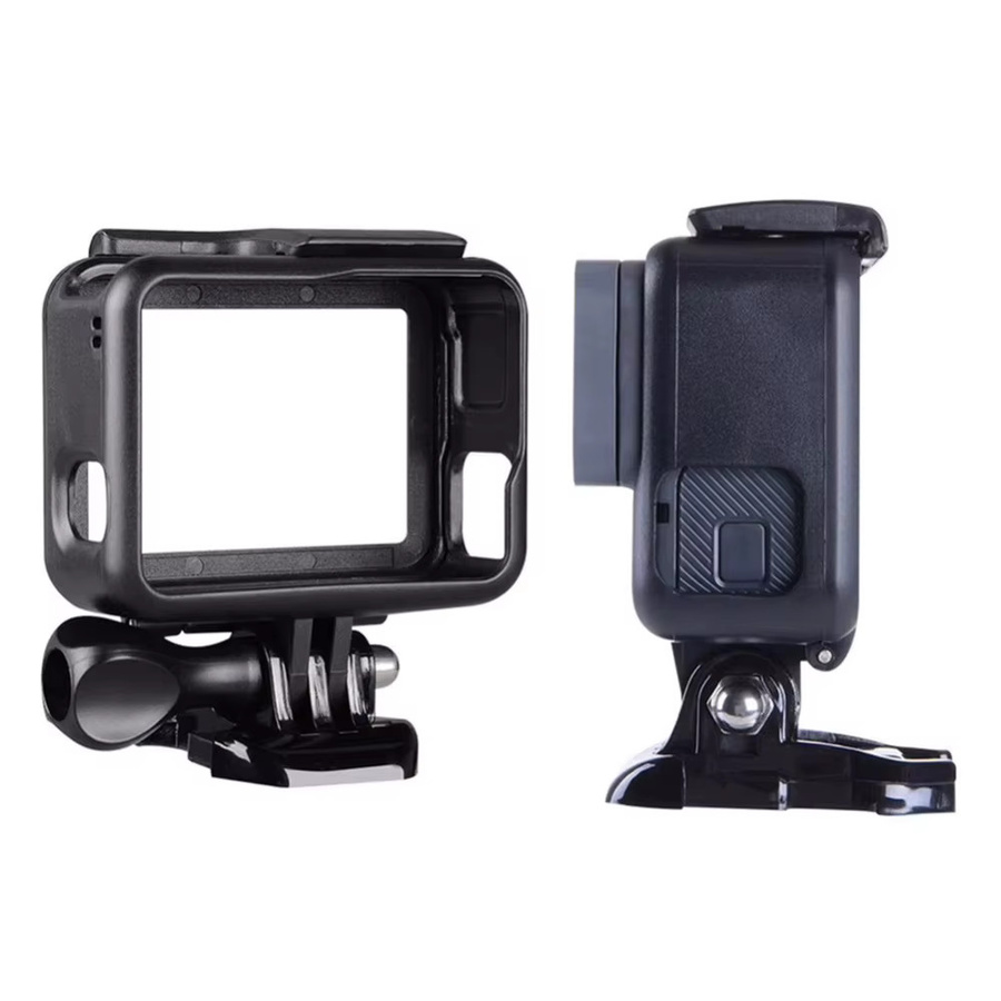 Schutzrahmen aus Kunststoff für GoPro Hero 5, 6 und 7 Action Kamera in Schwarz - Bild 4