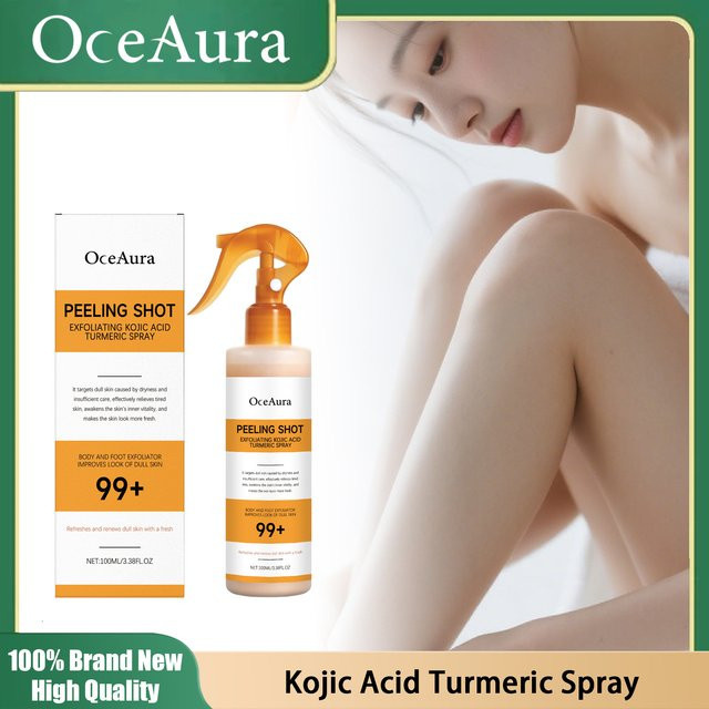OceAura Fußpeeling-Spray mit Kurkuma und Kojisäure, Unisex - Bild 1