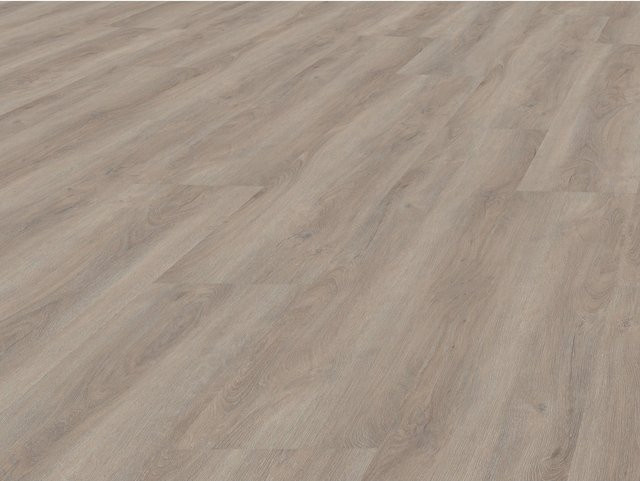BASICfloor Vinylboden Eiche Rustikal Sand Landhausdiele in Holzoptik, beige/sand, Klebeverlegung - Bild 1
