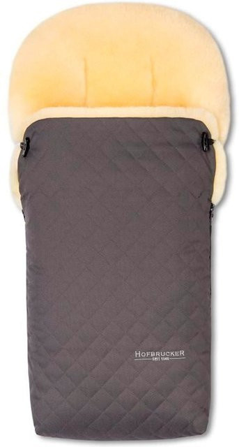 Hofbrucker Kinderwagen Lammfell-Fußsack Putzi Limited Edition grau - Bild 1