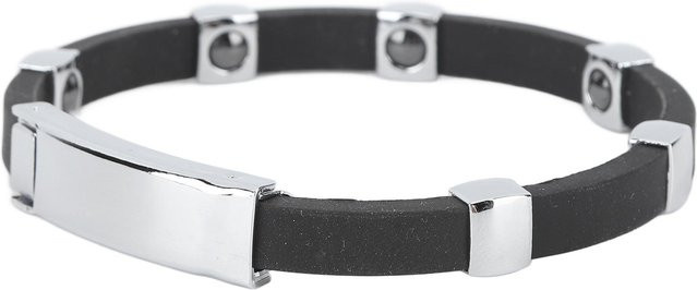 GoolRC Armband, Silikon, Schwarz, Silber, Unisex - Bild 1