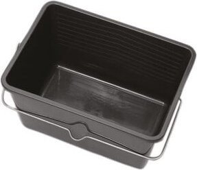 FRIESS-TECHNO-PROFI Farbeimer aus Kunststoff mit Ausguss, Schwarz, 12 l - Bild 1