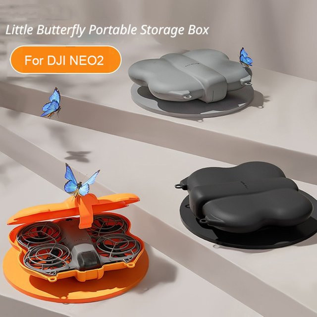 DJI NEO 2 Aufbewahrungstasche, kollisionssichere und staubdichte Tragetasche in Orange - Bild 1